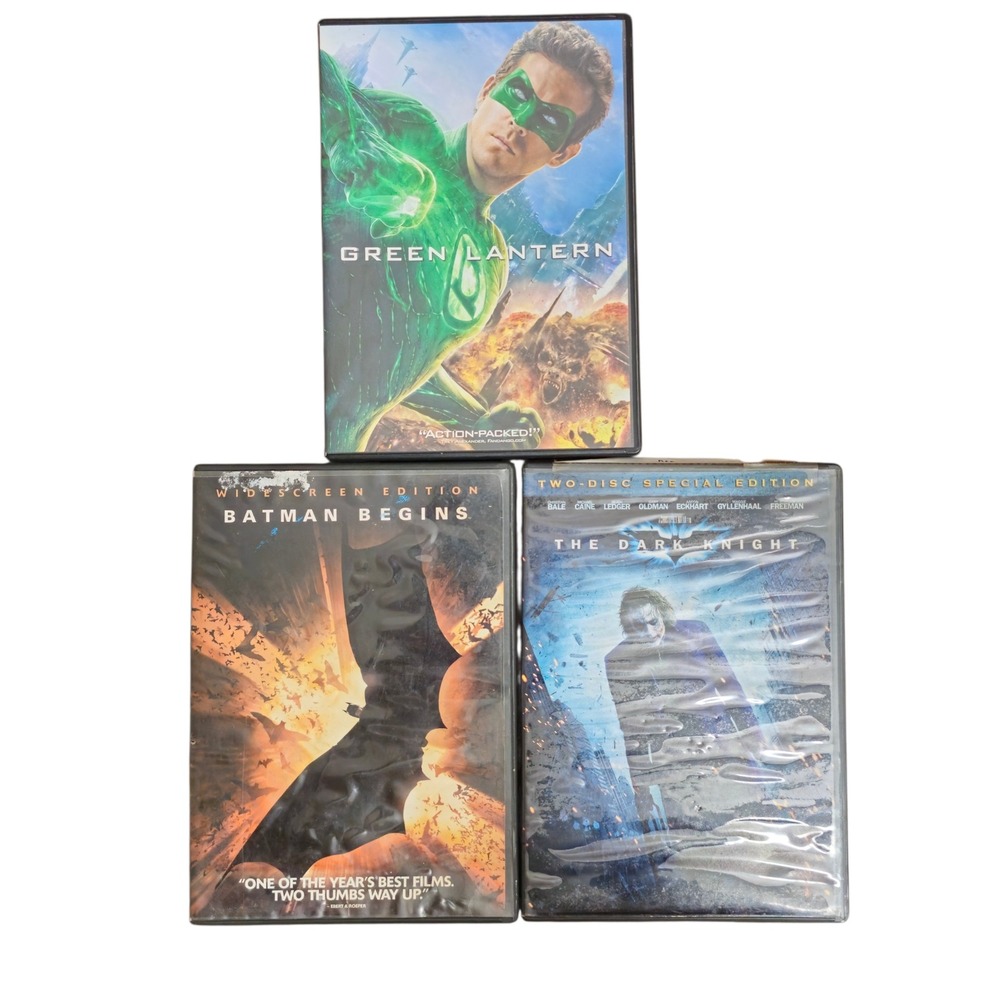 DC Movie Bundle DVD OS Multicolor Good Batman Green Lantern The Dark Knight